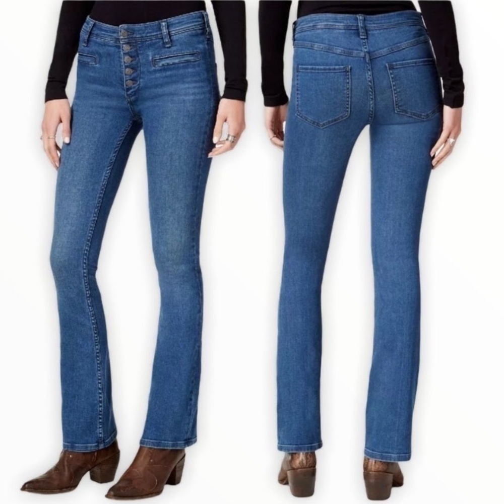 NWT Free People Tulip Flare High Waist Jeans 25